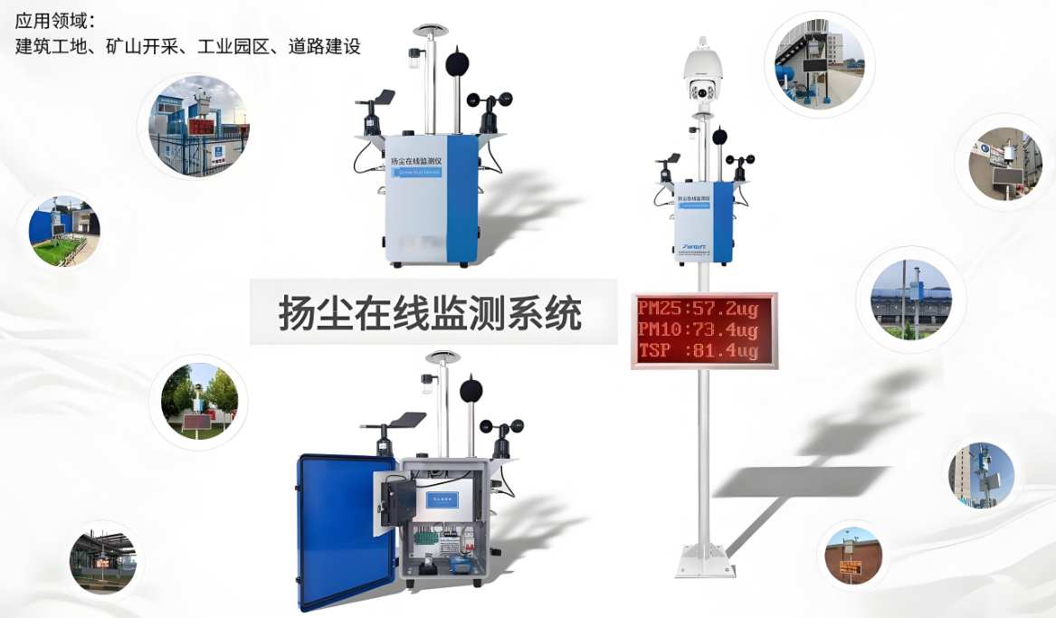 揚(yáng)塵監(jiān)測系統(tǒng)一般要用到哪些設(shè)備？
